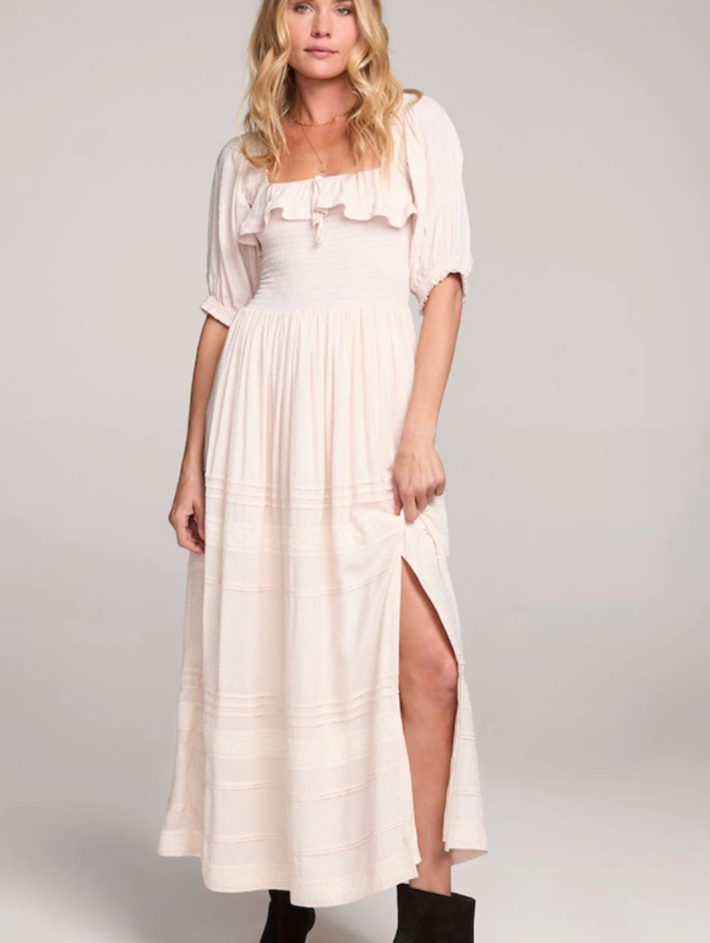 Saltwater Luxe Gabrielle Midi Dress Small